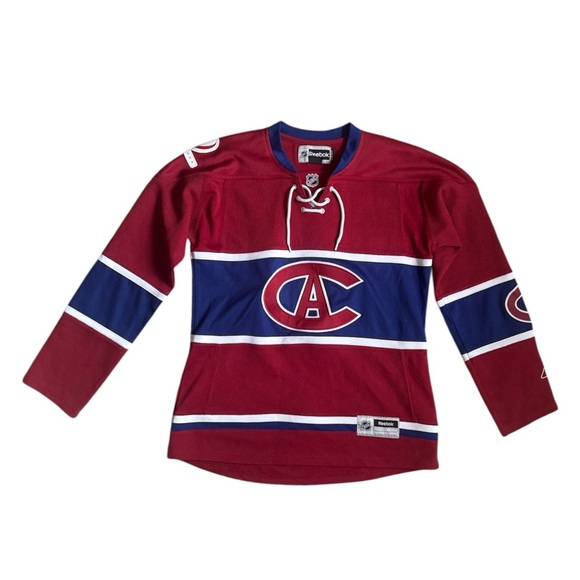 VTG Montreal Canadiens Reebok NHL Women's Jersey 100th Anniversary Size: S - Picture 1 of 8